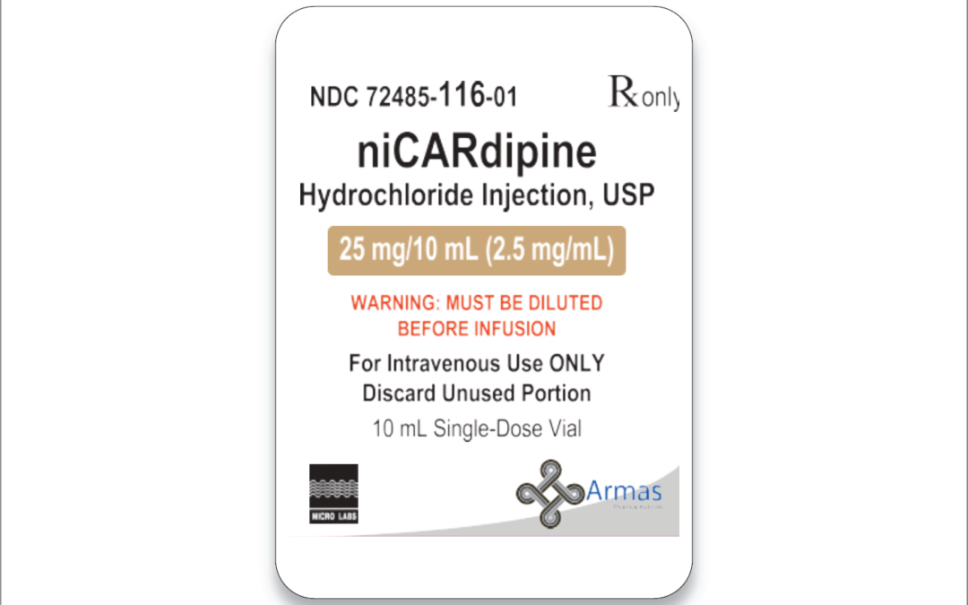 Nicardipine Hydrochloride Injection